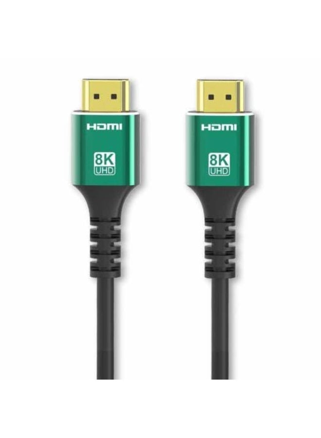 HD Cable 3M HDMI 8K HD 2.1 Ultra HD High-Speed 48Gbps 8K@60Hz HD Braided Cord eARC Dynamic HDR Dolby Vision Compatible with MacBook Pro PS5 - Image 4